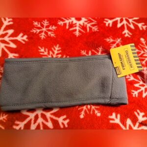 Fleece Headband Gray Unisex